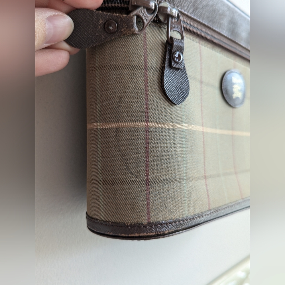 Vintage Burberrys- Nova Brown Canvas Crossbody - Picture 3 of 11